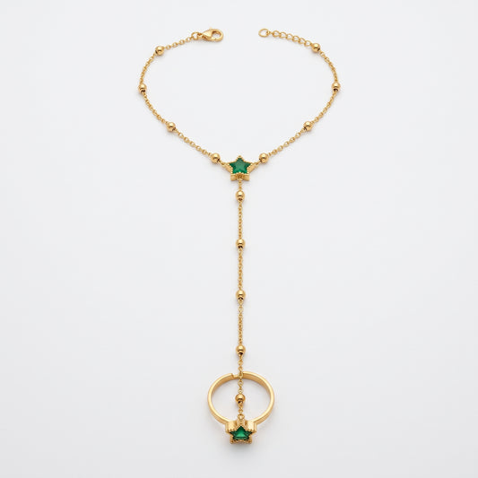 Green Daimond Hand Chain