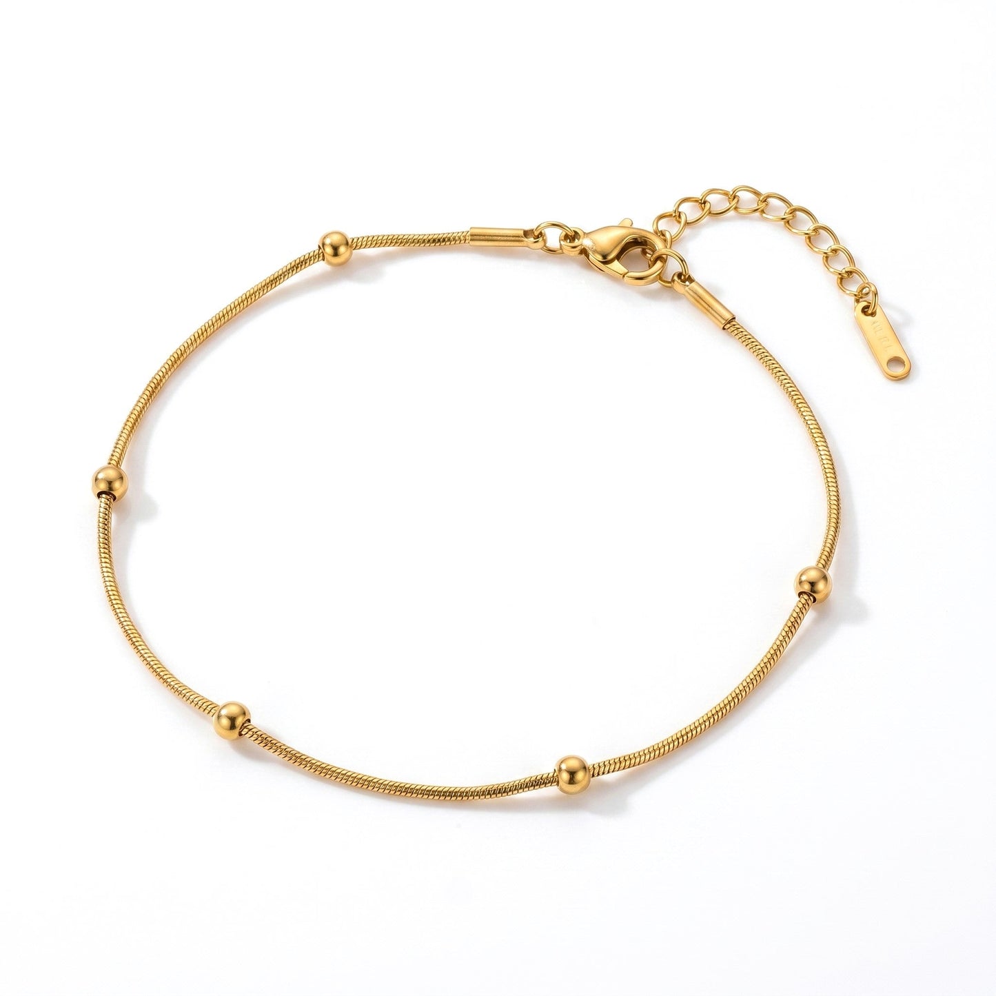 Beaded Chain Anklet