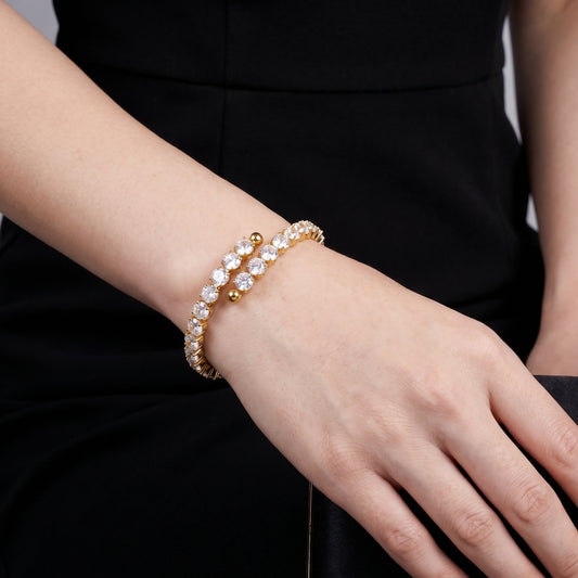 Anastasia cuff - Stainless Steel