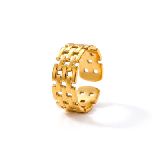 4-Piece Premium Stainless Steel Rings Deal | Adjustable