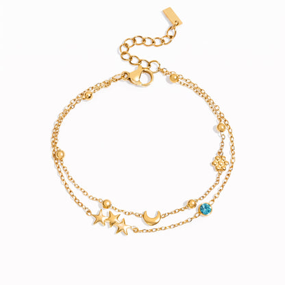 Celestial Layered Bracelet