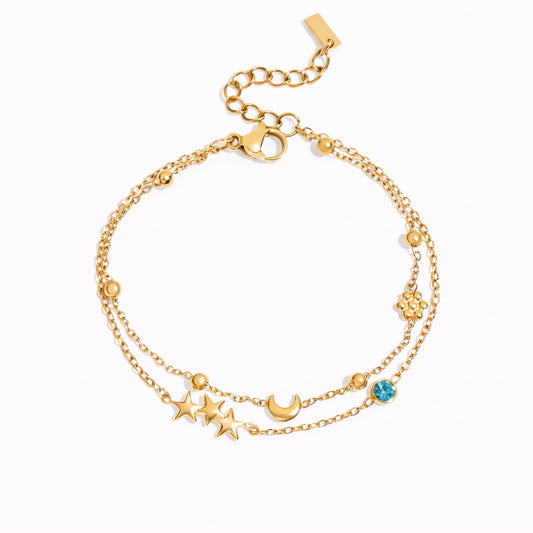 Celestial Layered Bracelet