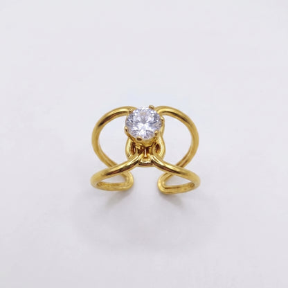 Nova Swirl Ring | Adjustable
