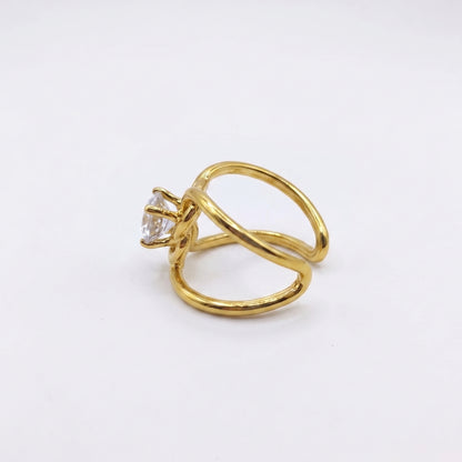 Nova Swirl Ring | Adjustable