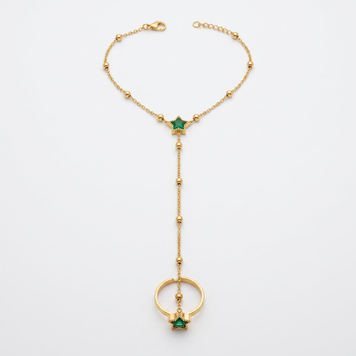Green Daimond Hand Chain