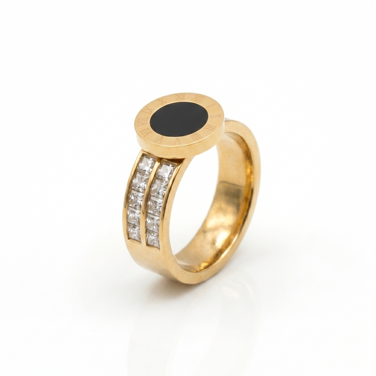BLACK STONE RING