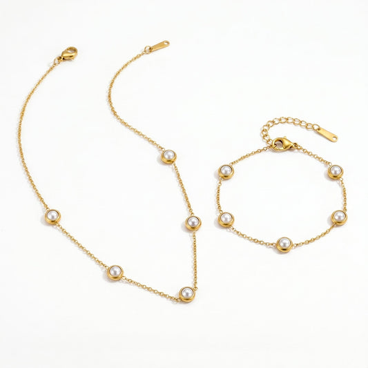 Tiny Pearl Orbit Combo Set