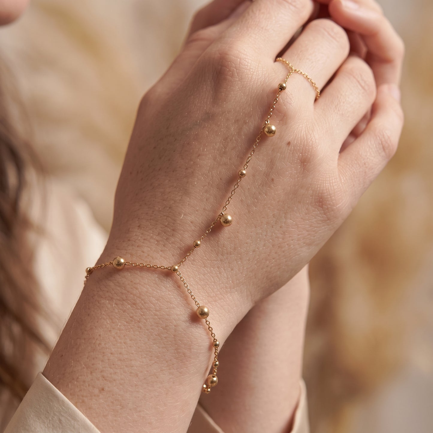 Gold Ball Chain Anja