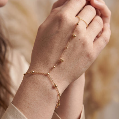 Gold Ball Chain Anja