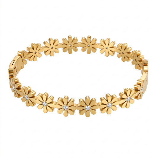 Daisy Flower Bangle