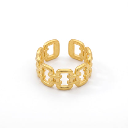 Cuban Link Ring - Adjustable