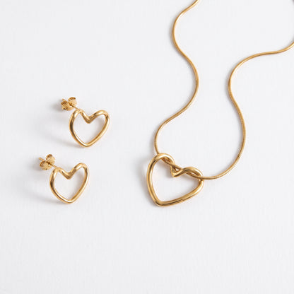 Hollow Heart Set | Stainless Steel