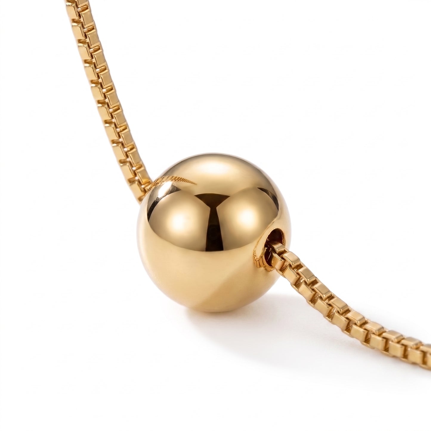 Gold Ball Necklace