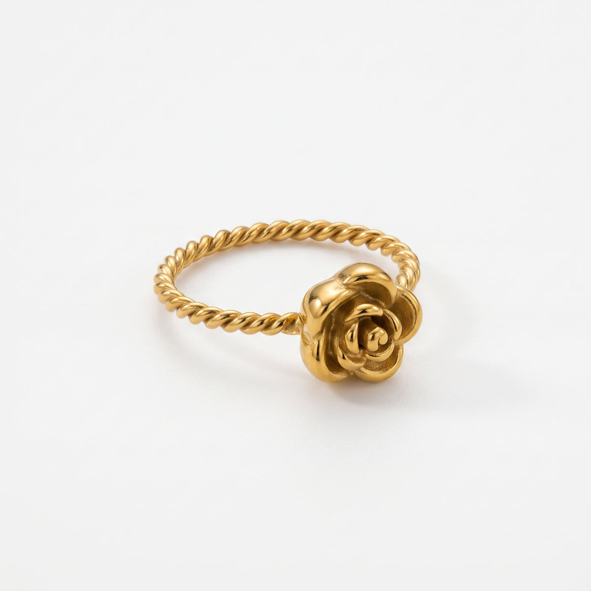 Flower Stainless Steel Ring