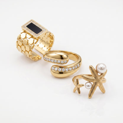 Premium Quality 3 pack  Adjustable Rings _ Stainless steel