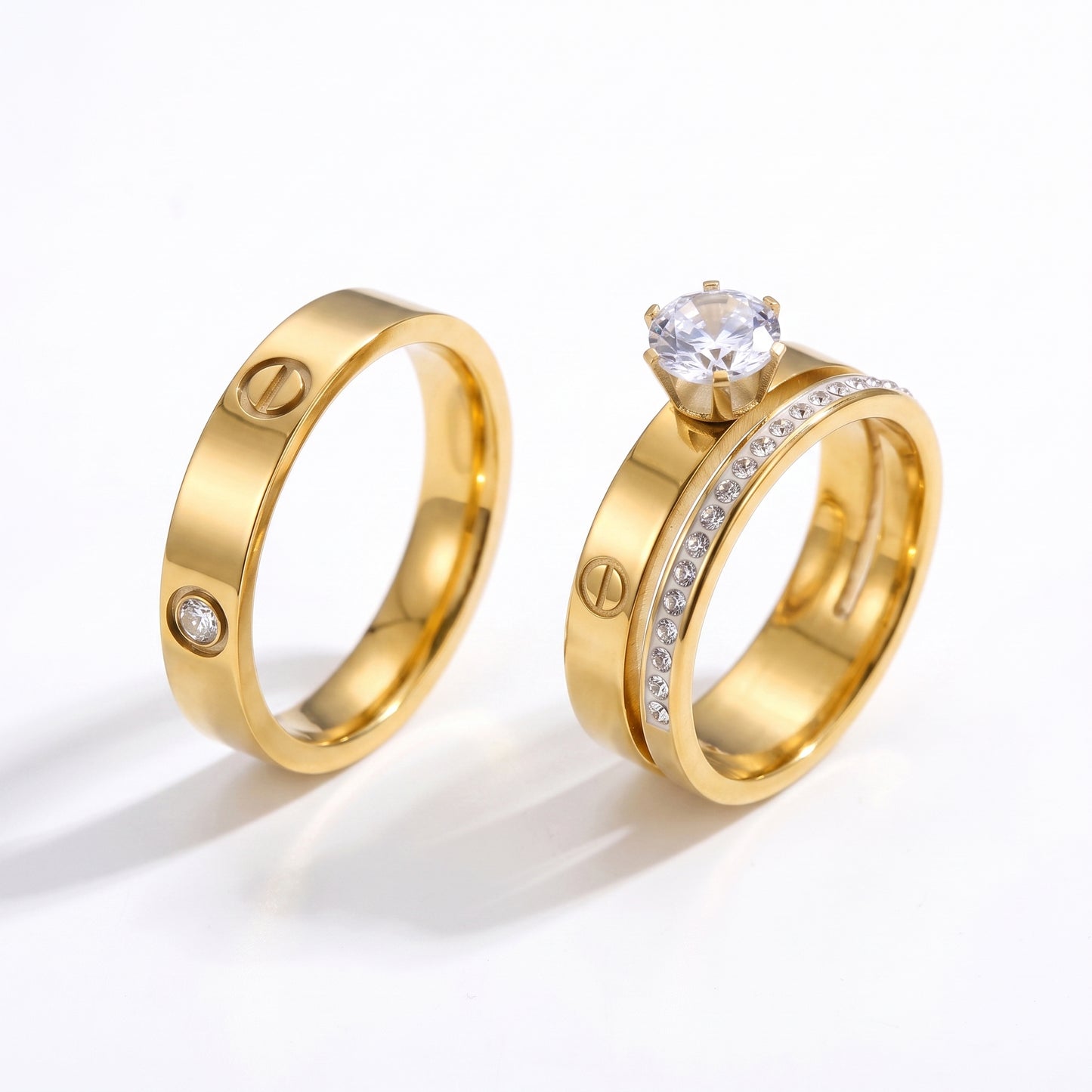 The Luxury Combo | Diamond + Love Ring