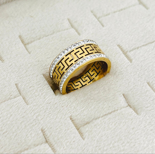 Sparkling Greek Bangle + Ring