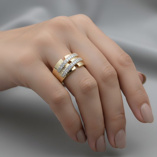 Split-Shank  Adjustable Ring