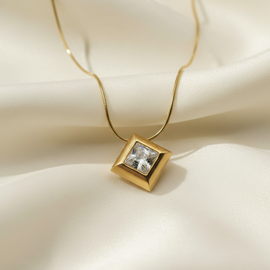 Diamond Bazel Pendant