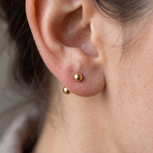 Straight Barbell Ear Piercing Studs