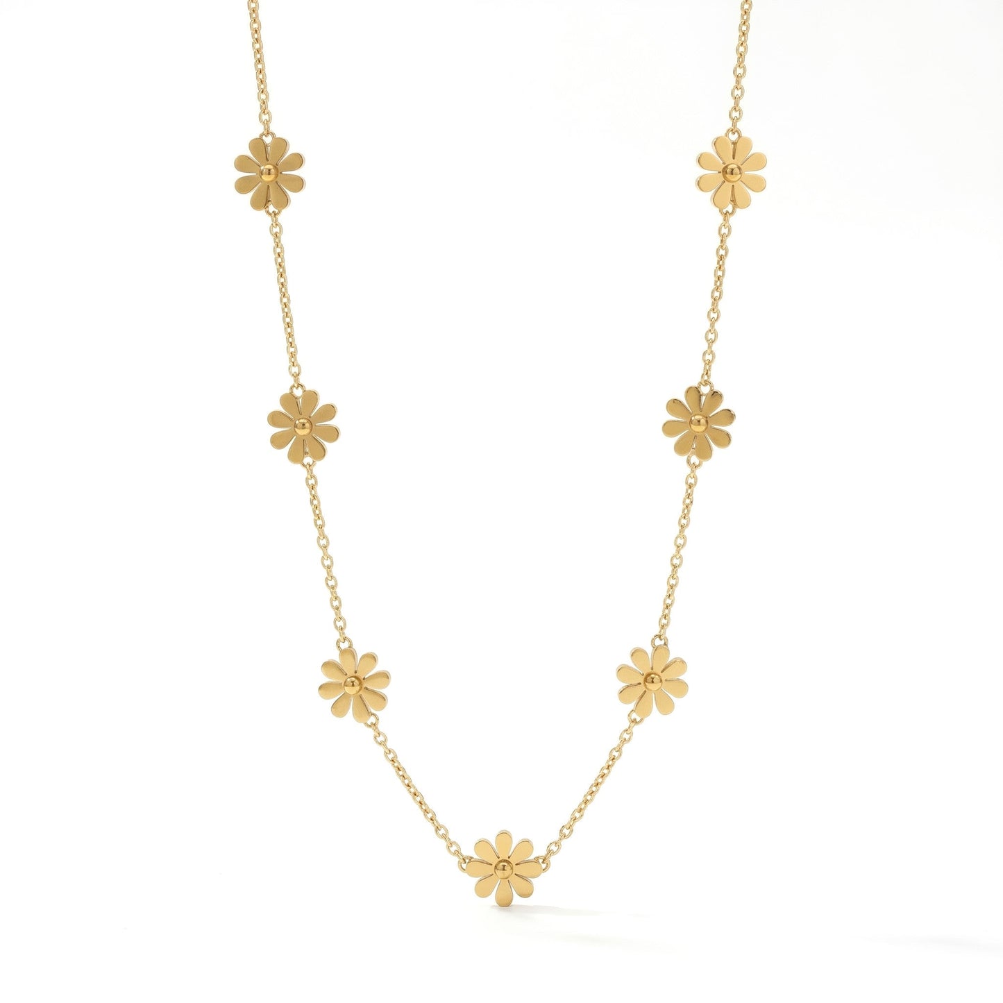 Golden Petal Necklace