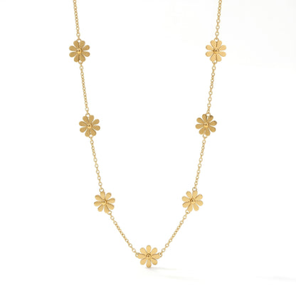 Golden Petal Necklace