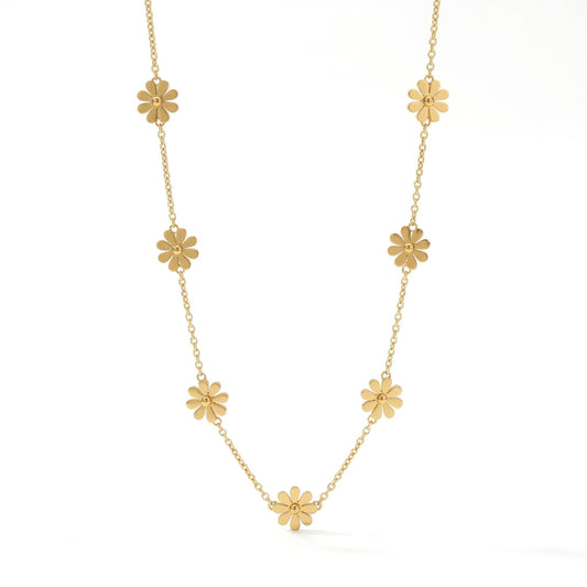 Golden Petal Necklace