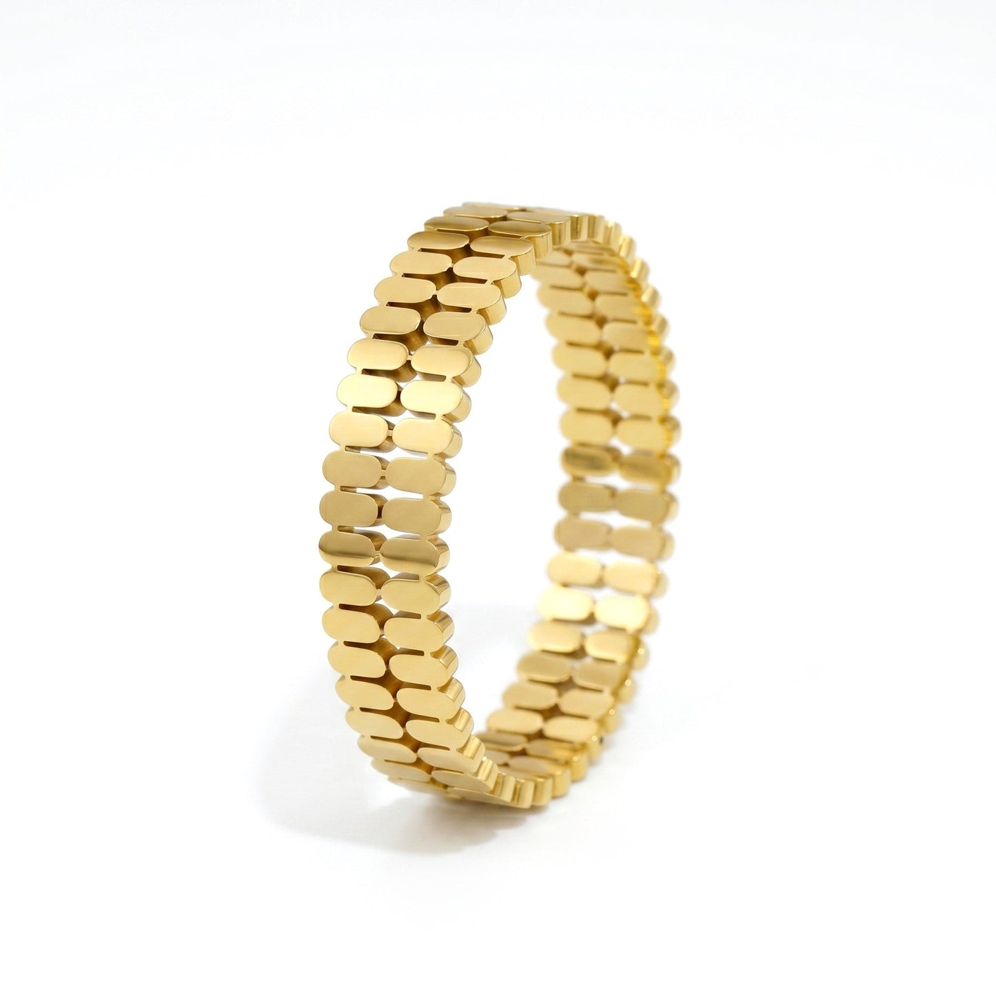 OVAL BEAD BANGLE