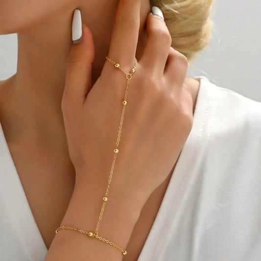 Hand Chain Bracelet | Stainless steel