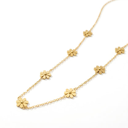 Golden Petal Necklace