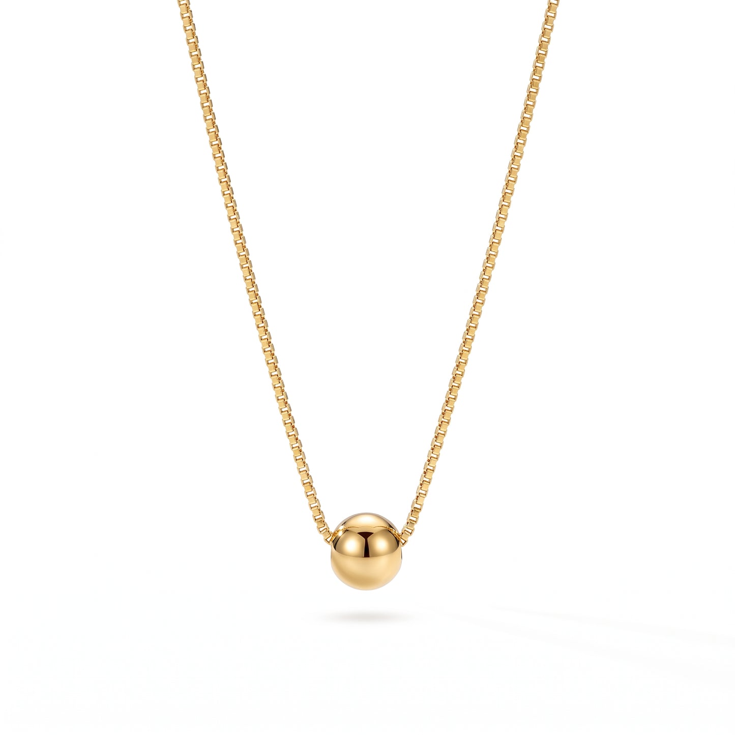 Gold Ball Necklace