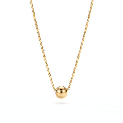 Gold Ball Necklace