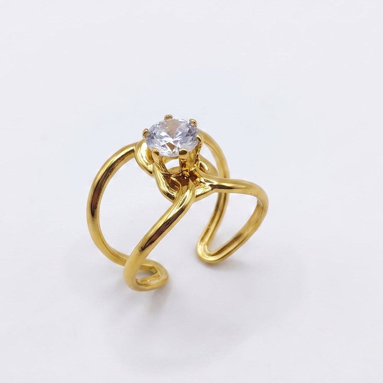 Nova Swirl Ring | Adjustable