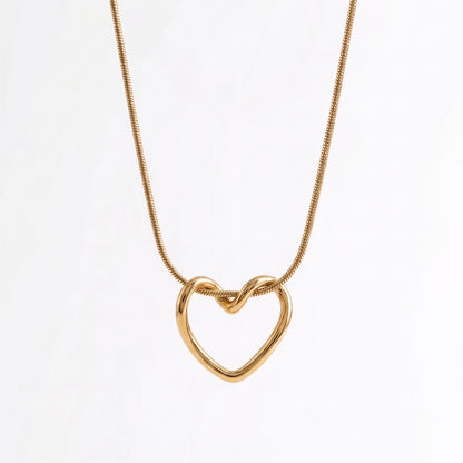 Hollow Heart Necklace